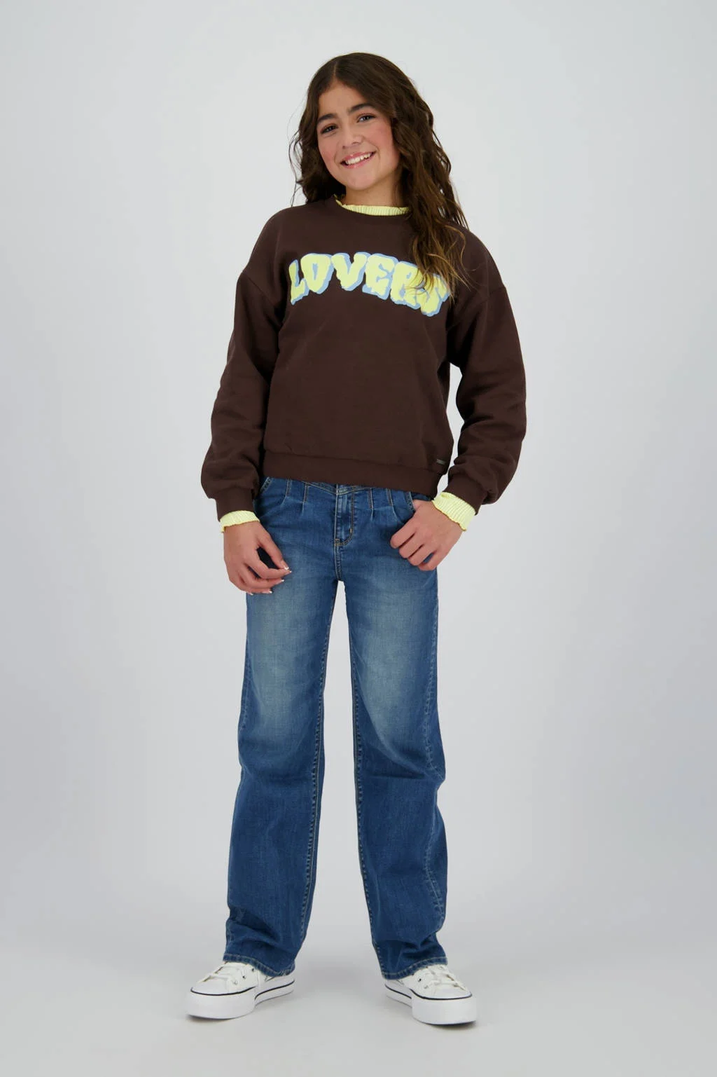 Raizzed sweater bruin