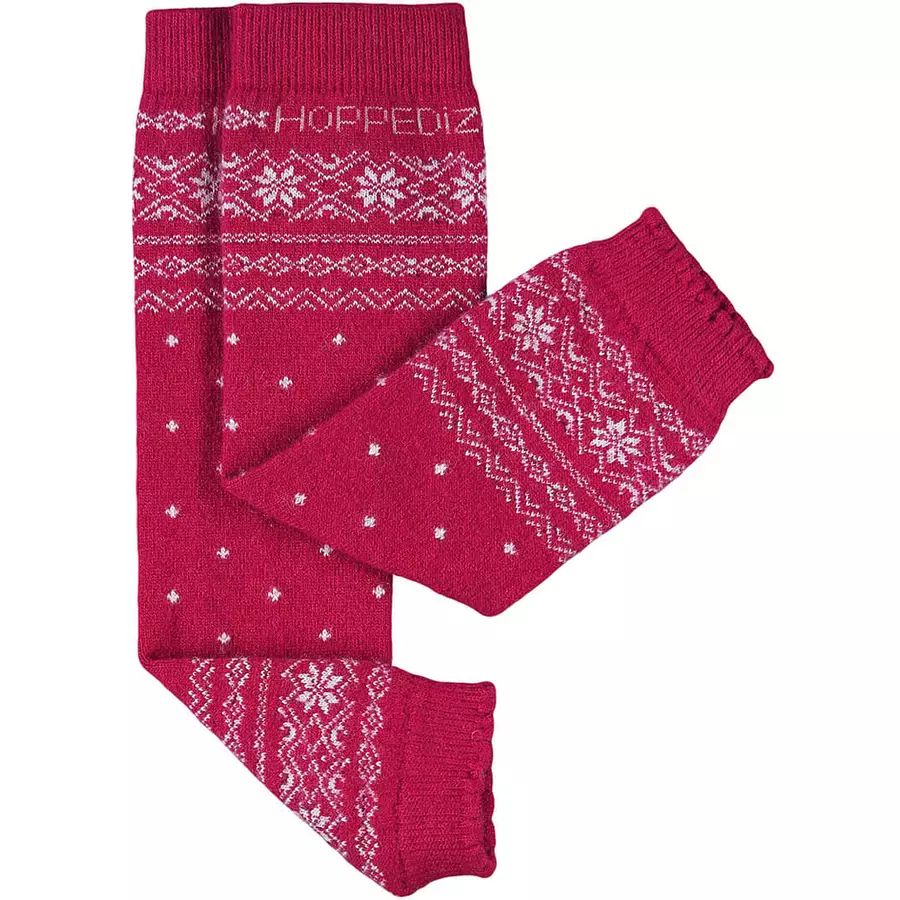 Hoppediz Beinstulpen Merino-Babystulpen Norweger rot