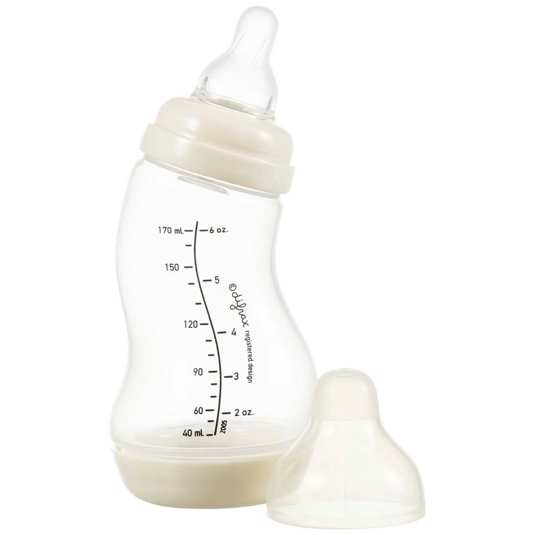 Difrax S-fles Anti-colic - natural 170ml wit