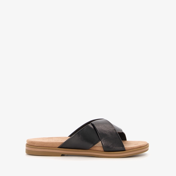Blue Box dames slippers zwart