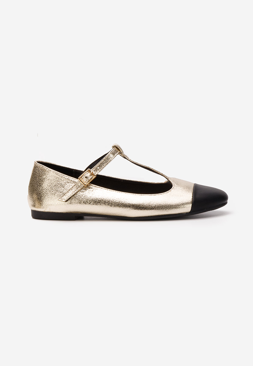 Ballerines femme dorées Camella