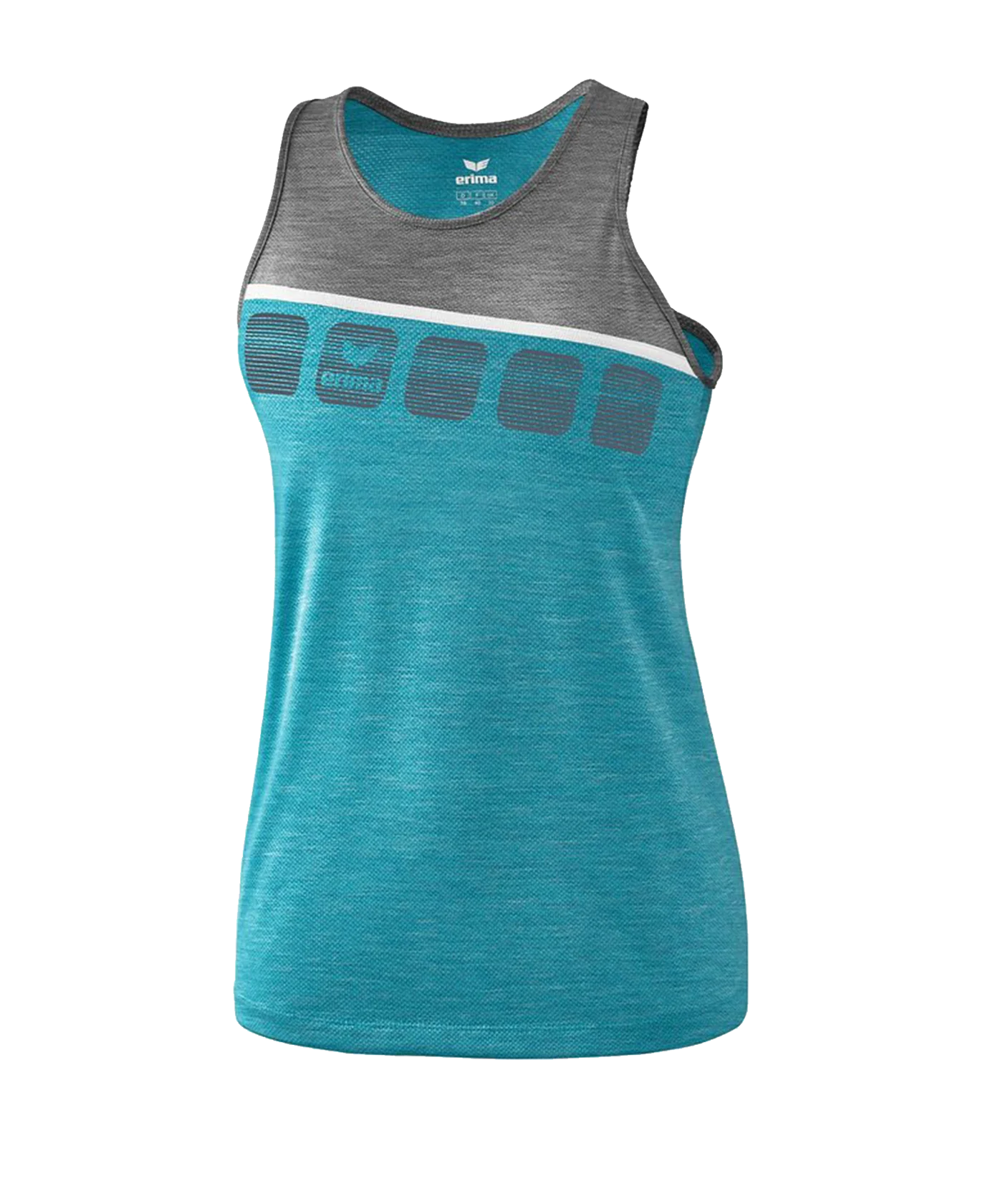 Erima 5-C Tanktop Damen Blau Grau