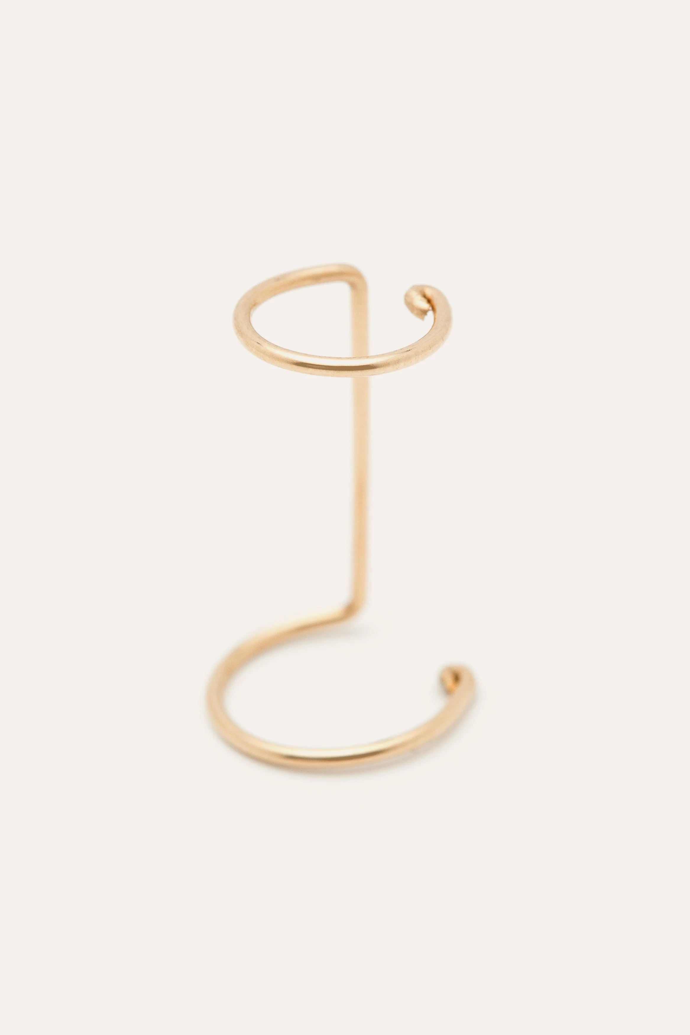 Faux piercing double hélix | Doré