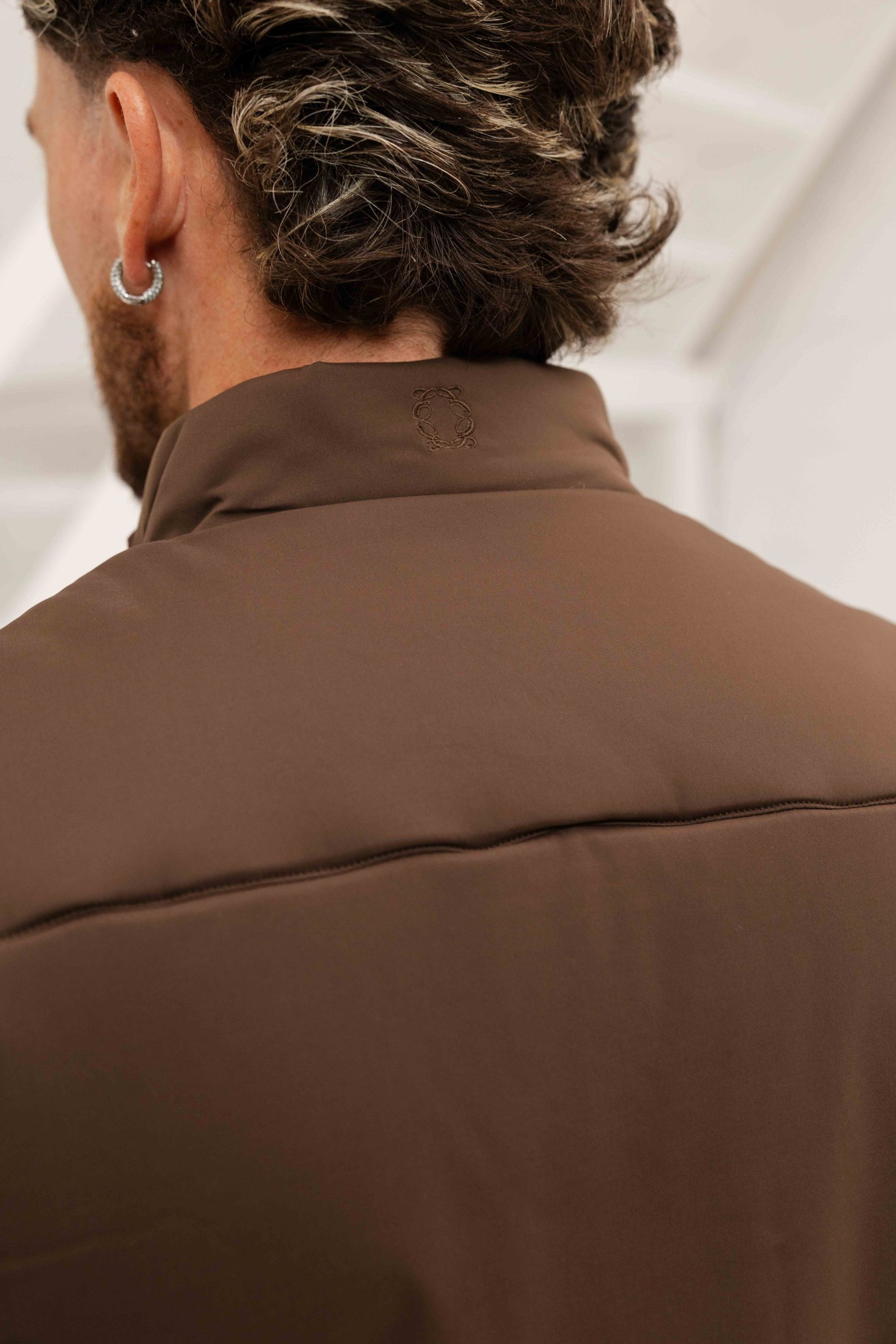 Cou7ure Essentials Reversible Reflection Bodywarmer Heren Bruin/Beige