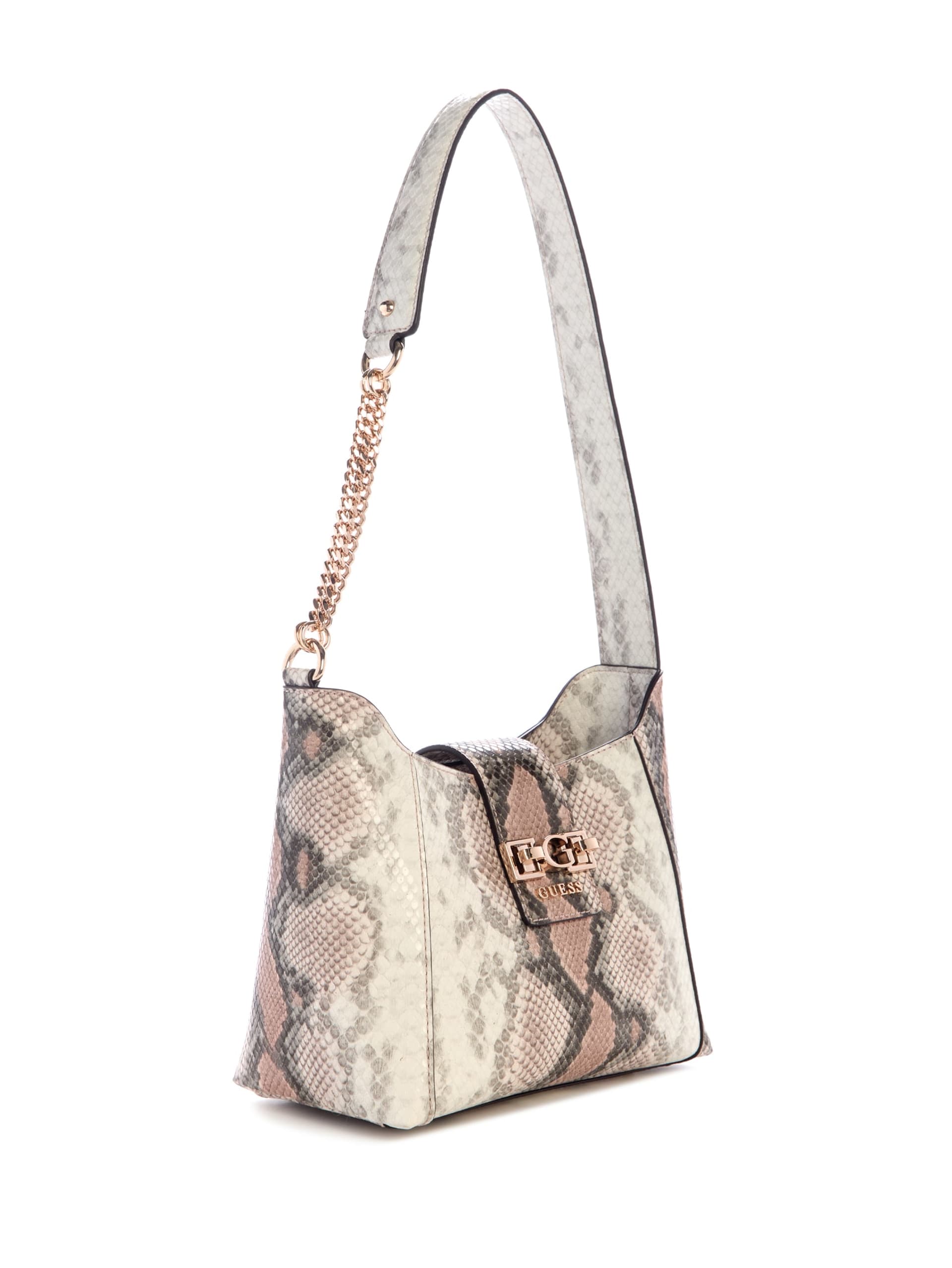 Bolsa Hobo Jane em Pele de Cobra