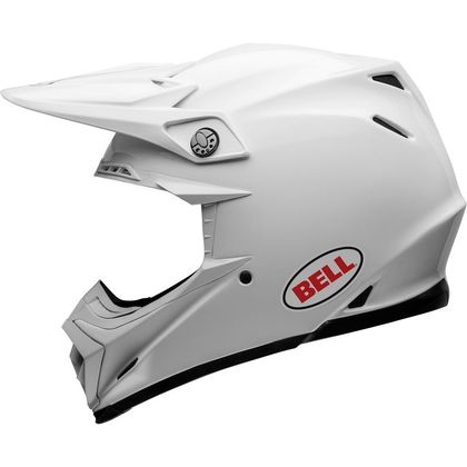 Casque cross Bell MOTO-9S FLEX SOLID 2023 - Blanc