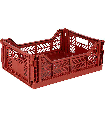 Aykasa Klappbox - 40x30x15 cm - Midi - Fliese Rot
