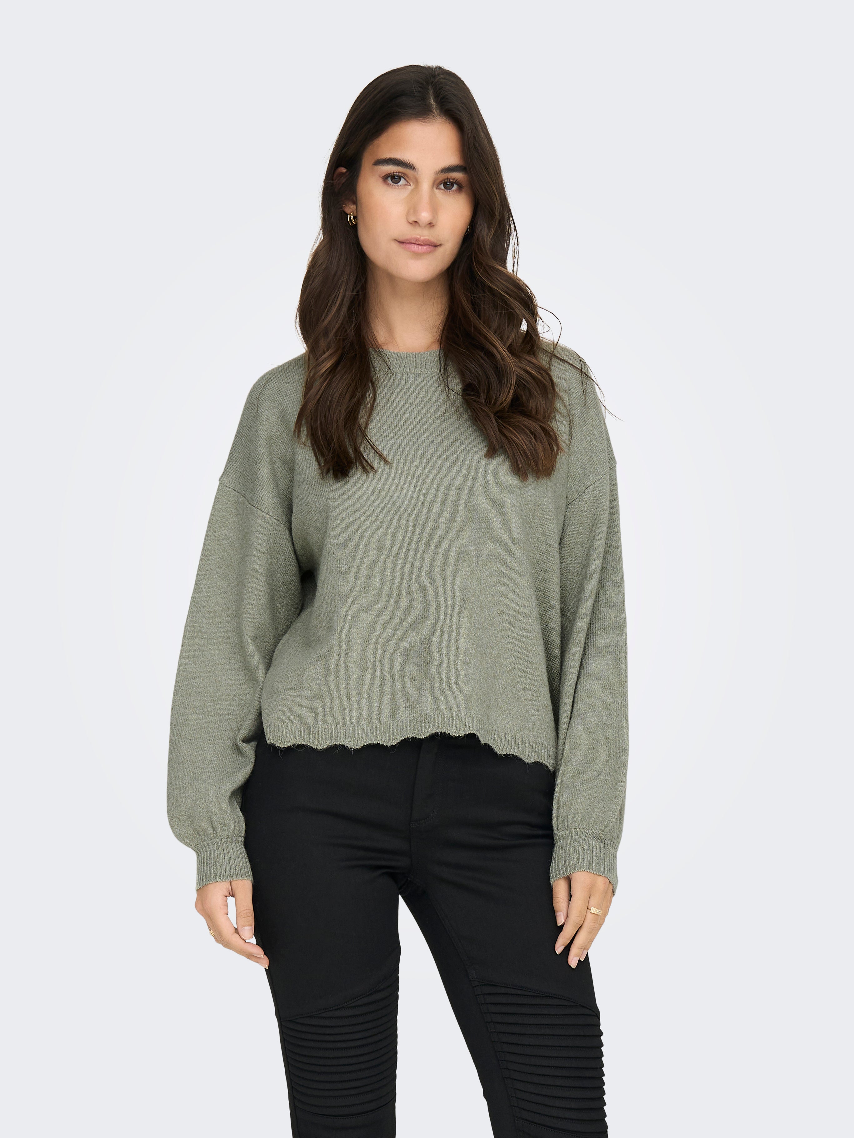 ONLRICA Strickpullover Seagrass