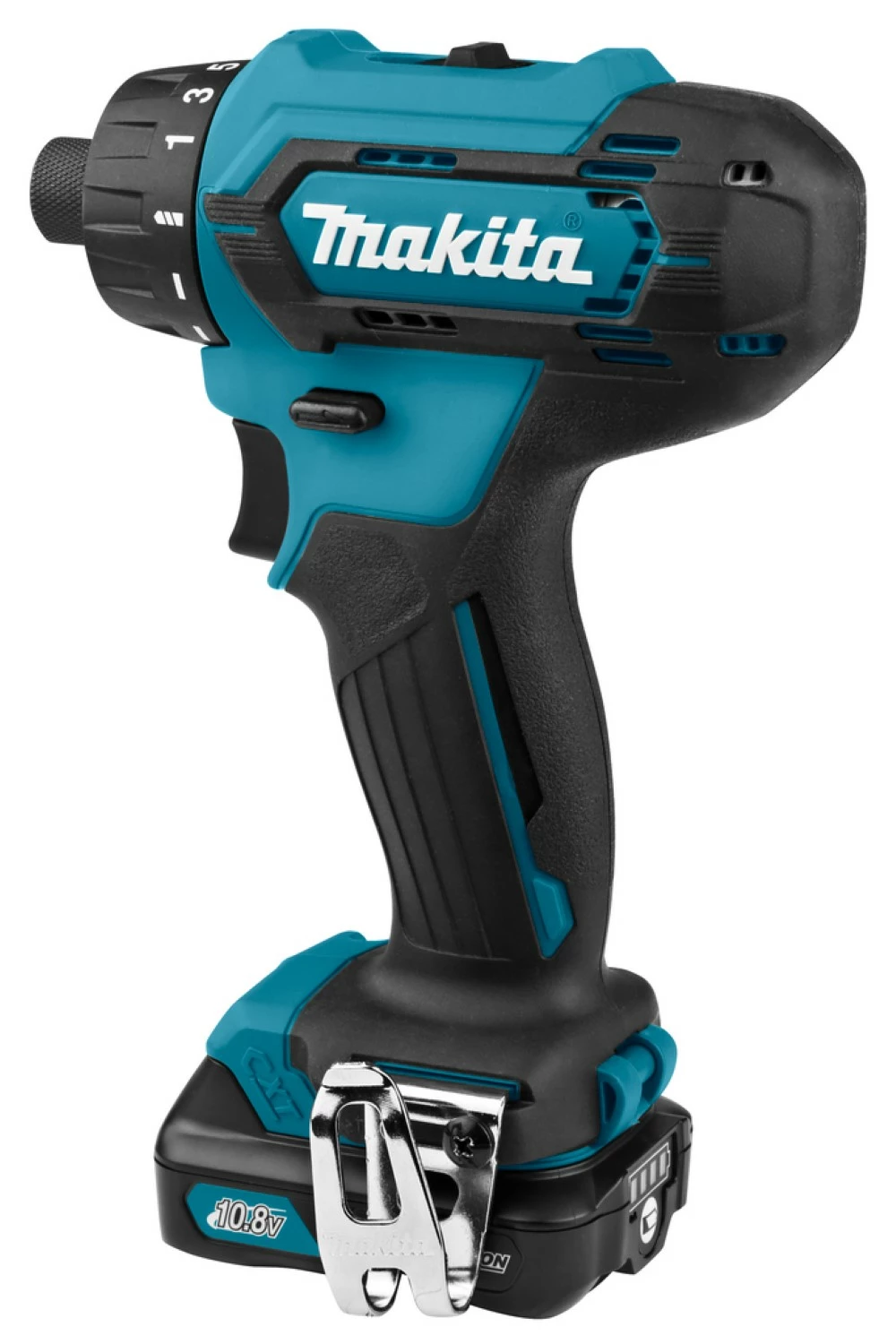 Makita DF033DSAJ 12V Li-Ion accu Max Schroef-/boormachine set (2x 2.0Ah accu) in Mbox