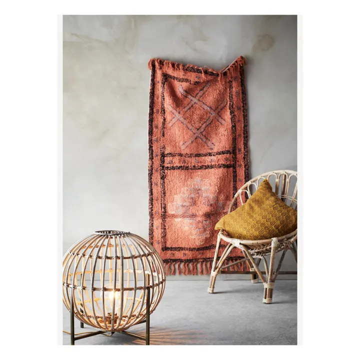 Madam Stoltz Tapis en coton - 70x140 cm | Orange