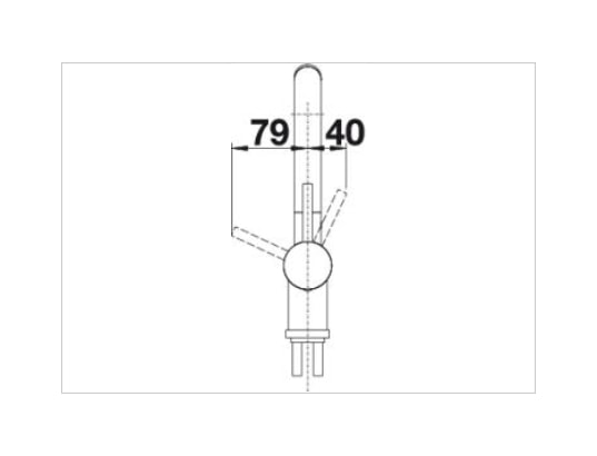 BLANCO - Mitigeur avec douchette Linus-S, 516688, douchette extractible