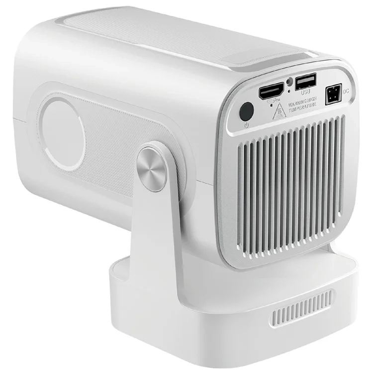 Multimedia LED Projektor Beamer Heimkino (200 ANSI Lumen) 1080p Full HD / HDMI / WiFi 6 BT 5.4 / Android 11.0 - Weiss