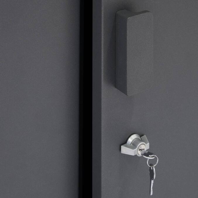 Armoire de jardin FORGIA Graphite