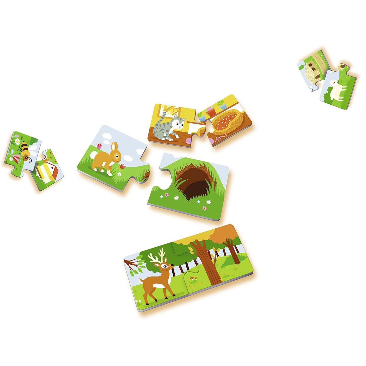 Puzzle duo : Où vivent-ils ?