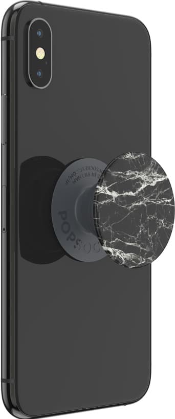 Popsockets greb til mobilenhed (black marble)