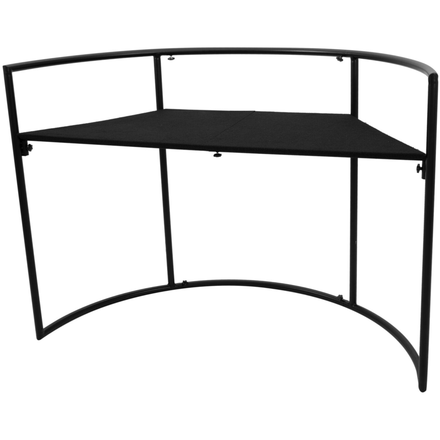 Omnitronic Curved Mobile Event Stand DJ-booth incl. tas en cover