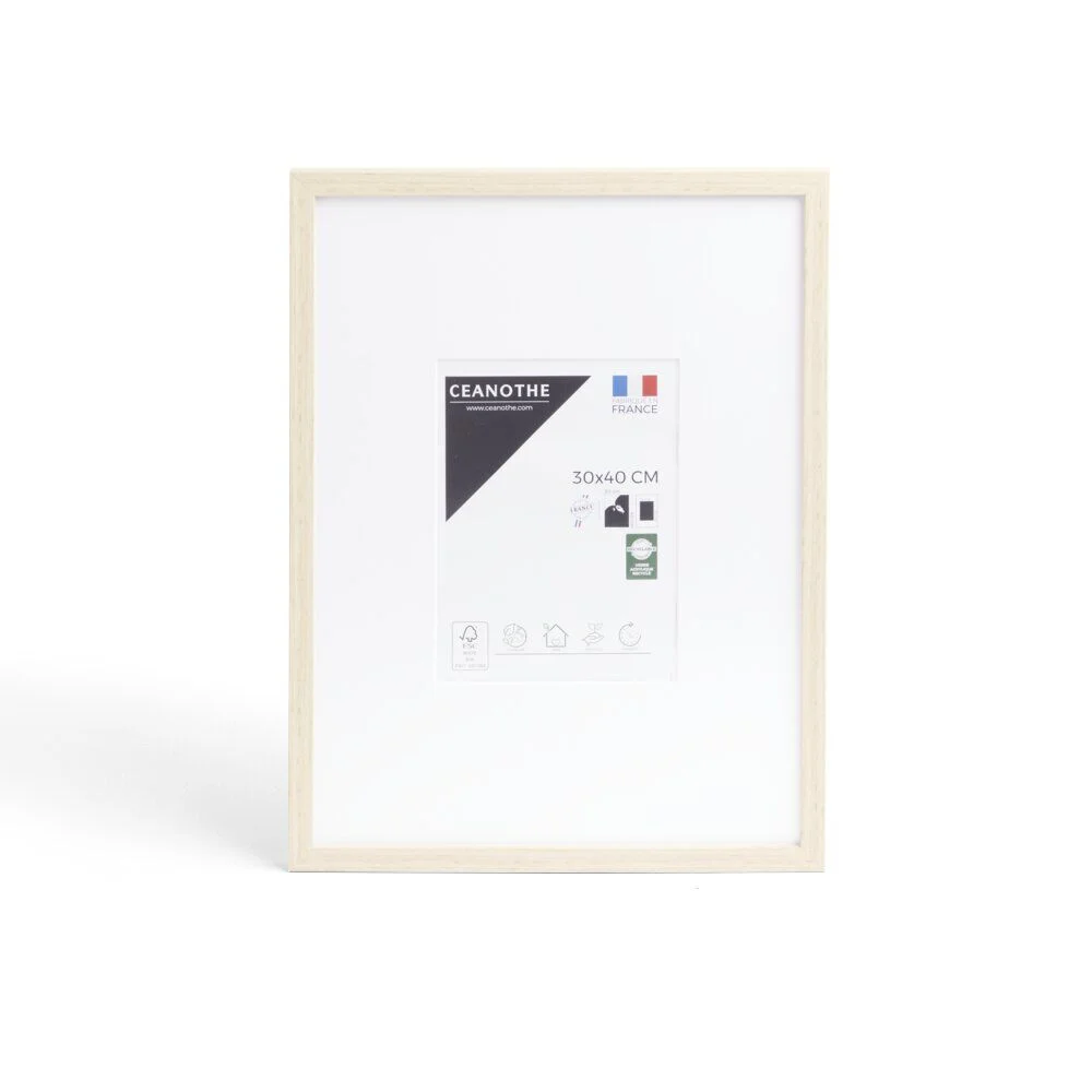 Cadre Wild pour photo 30x40cm bois clair 32,5x1,8x42,5cm
