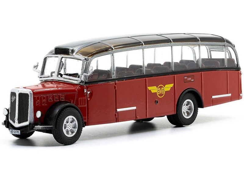 ACE Bus L4C Alpenwagen IIIa BVB 1:87 Hochwertiges L4C Alpenwagen IIIa Metallmodell
