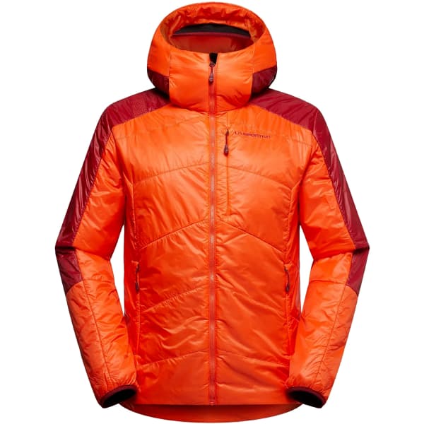 Doudoune alpinisme LA SPORTIVA LA SPORTIVA ALPINE GUIDE PRIMALOFT HOODY CHERRY TOMATO/SANGRIA