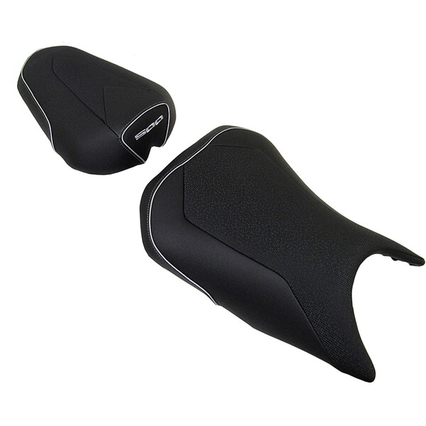 Bagster - Selle Ready Luxe Honda CB500 F/R (2016-2020) Noir / Argent