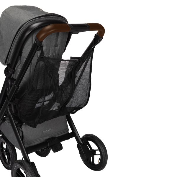 Dubatti One E5 Kinderwagen 2-in-1 Frame Black\/Dark Brown