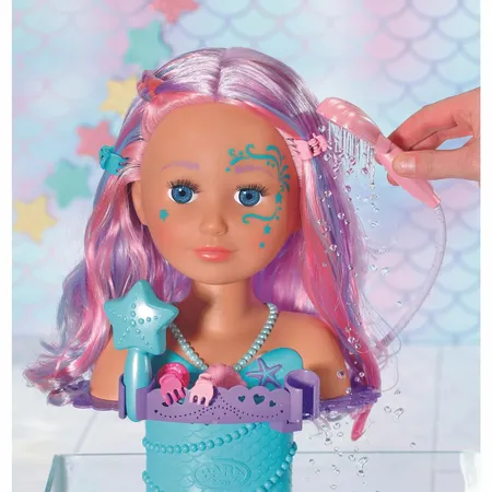 BABY born® Sister Styling Head Meerjungfrau