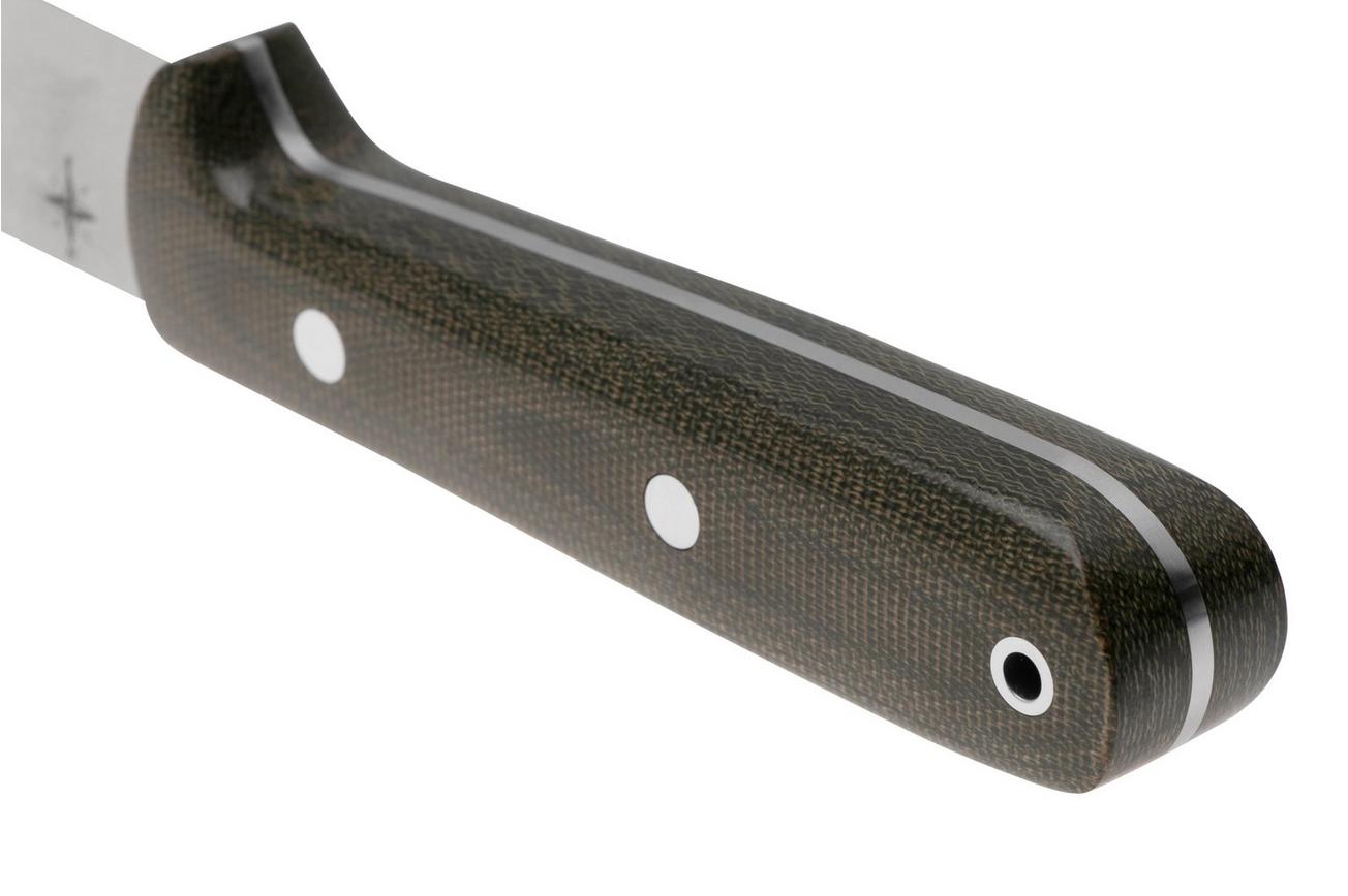 Bark River Kephart 4“ CPM 3V Green Canvas Micarta, bushcraft mes