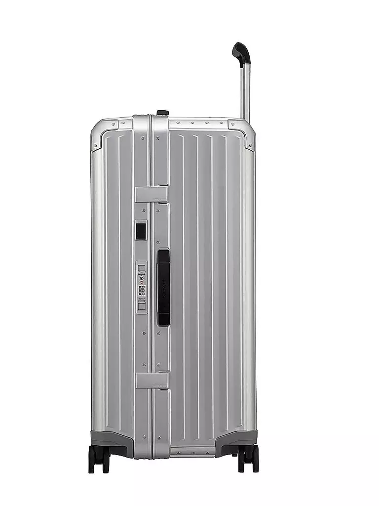 SAMSONITE Trolley Lite Box Alu Trunk 80cm aluminium  silber