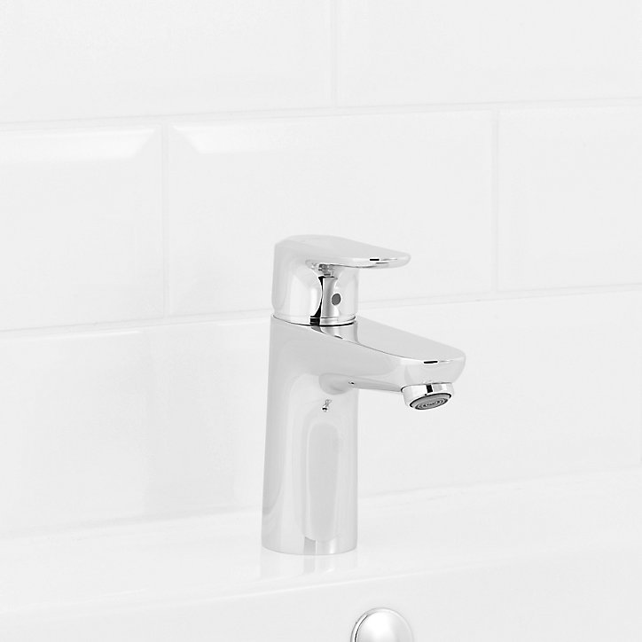 Mitigeur de lavabo chromé Hansgrohe Ecos L