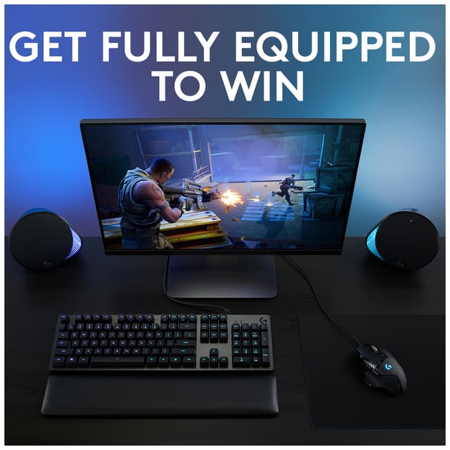 Logitech G502 Hero USB gaming mus (sort)