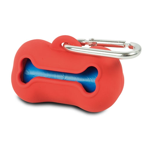 Dispensador de Sacos de Silicone Ibanez, Dispensador de Sacos Ibanez Vermelho