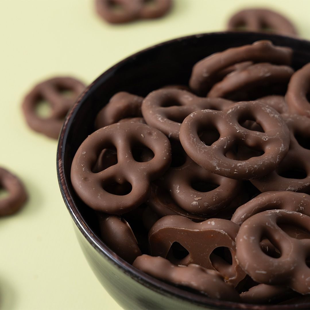 Chocolade pretzels melk
