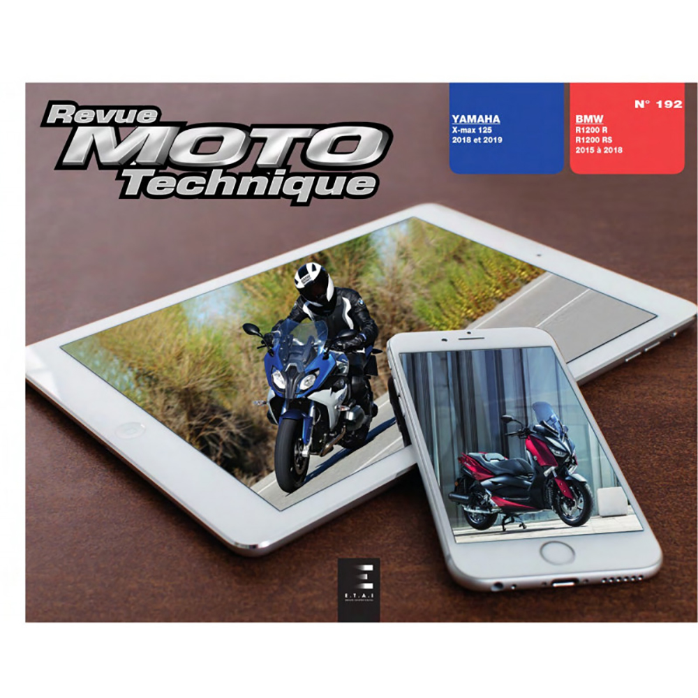 Etai - RMT 192 YAMAHA X-MAX 125 (2018 à 2019) et BMW R1200R/RS (2015 à 2018)