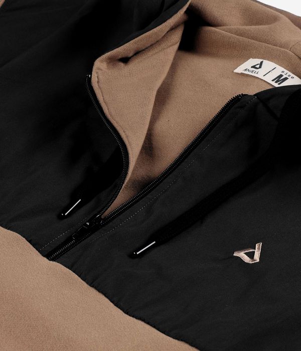 Anuell Splendor Half Zip Hoodie (black almond)