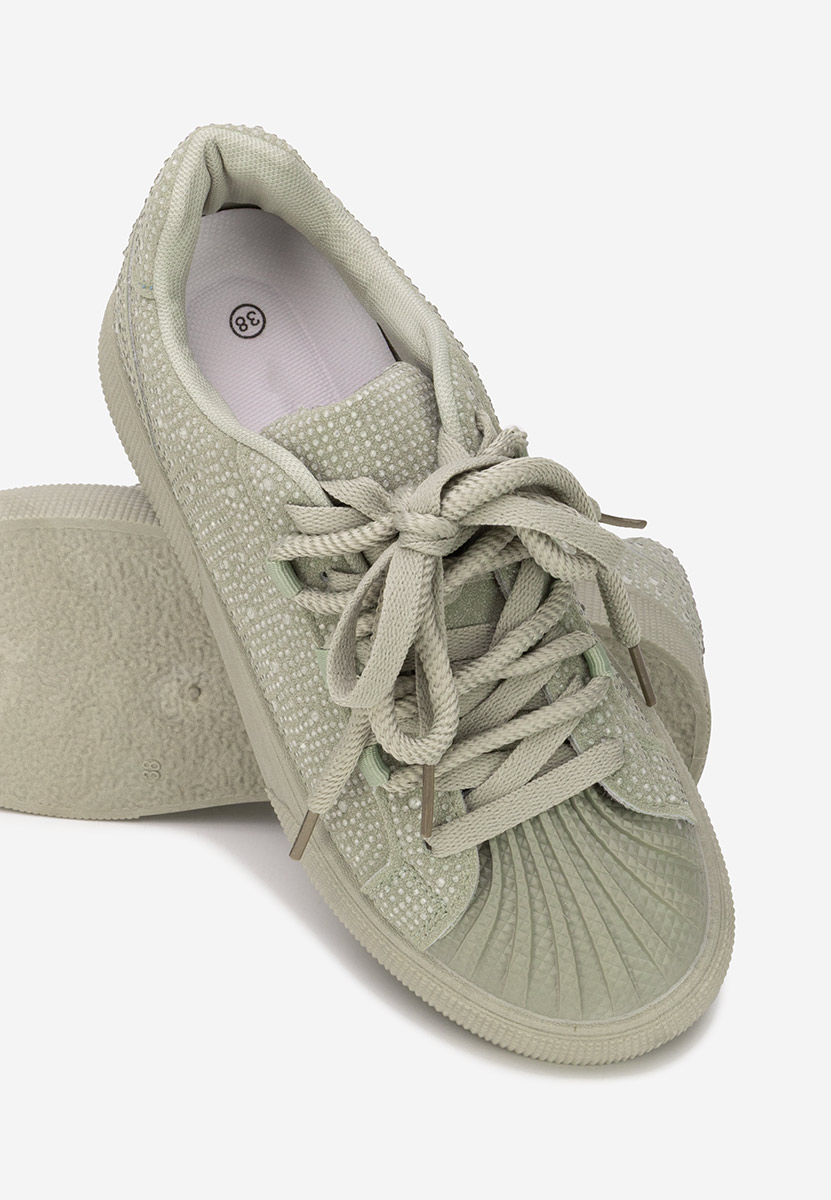 Baskets pour femme vert Ediania