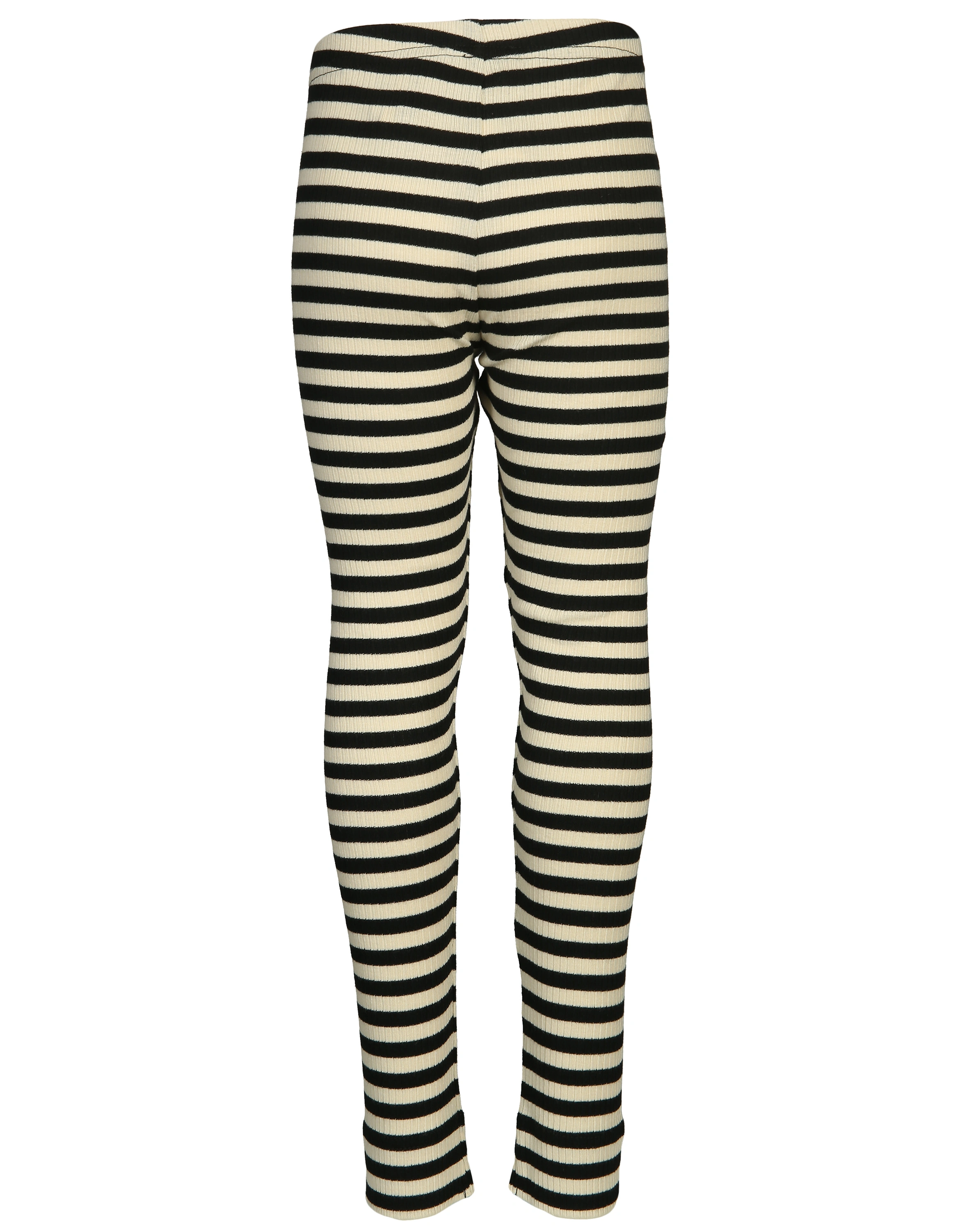 Leggings RIB STRIPE in black/offwhite