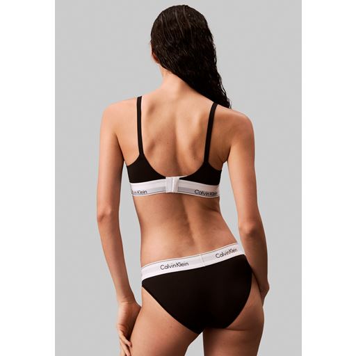 Calvin Klein Lightly Lined Maternity Bralette, Black, M