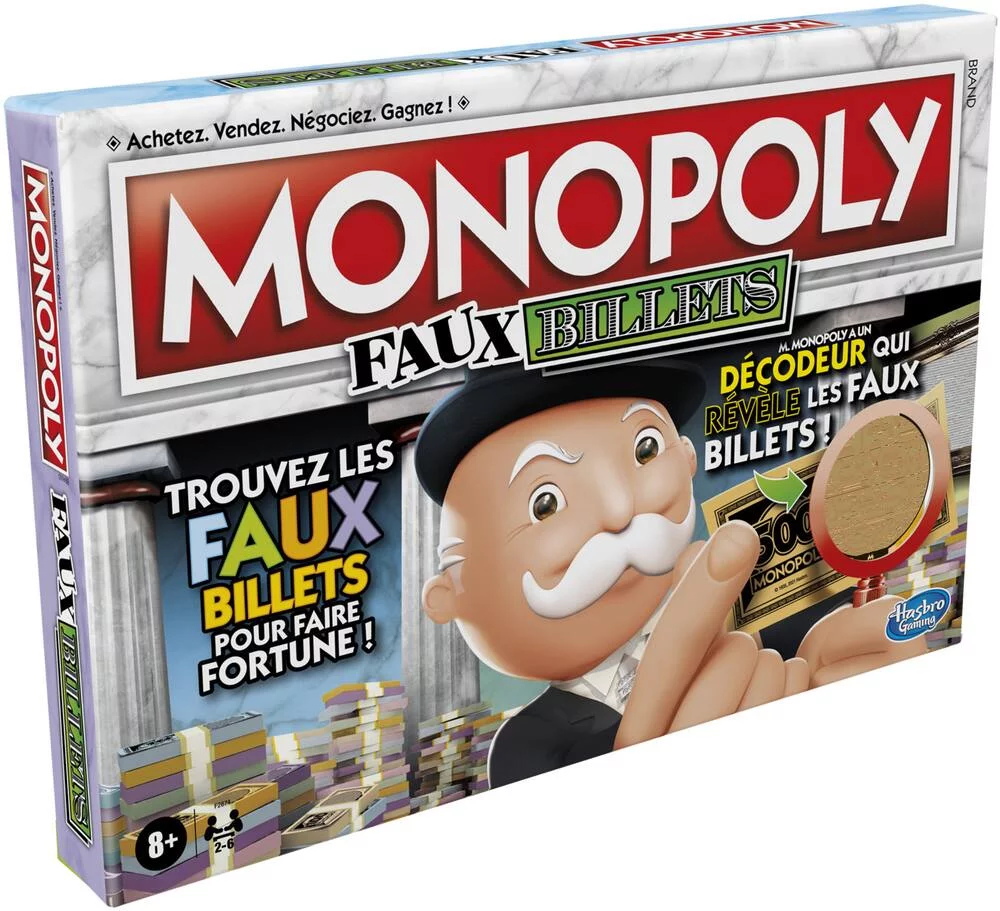 MONOPOLY FAUX BILLETS