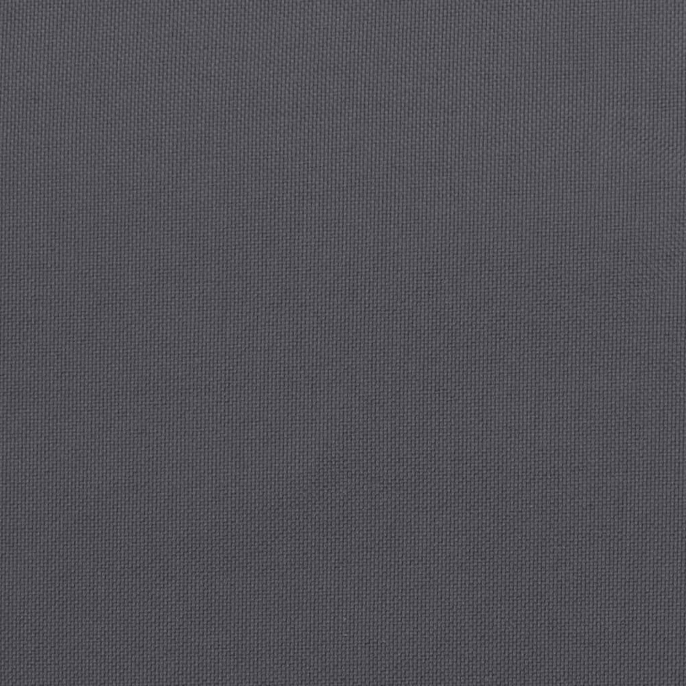 Coussins de banc de jardin 2 pcs anthracite tissu oxford
