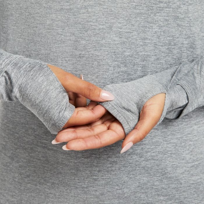 Nike Dame Trøjer Dri-FIT Swift Element UV Half Zip Grå