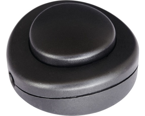 Zwarte voetschakelaar voor kabels 0,5-1,0 mm²