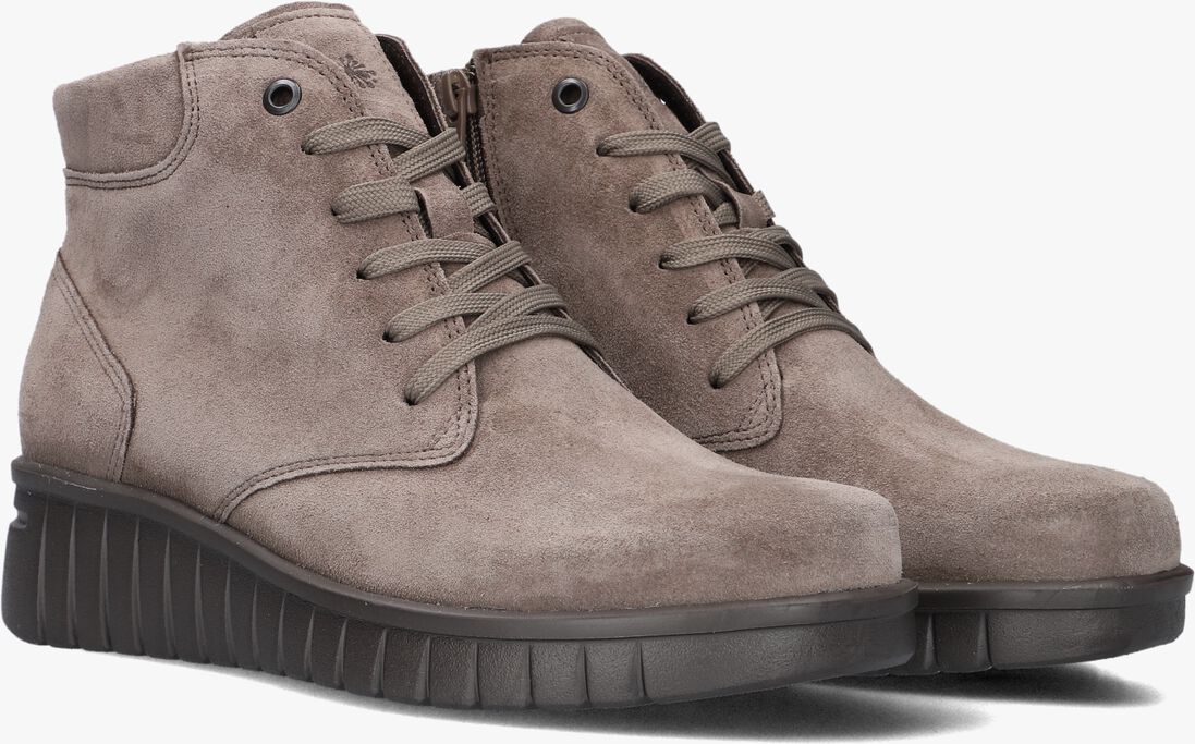 taupe hartjes veterboots sue h veterbooty