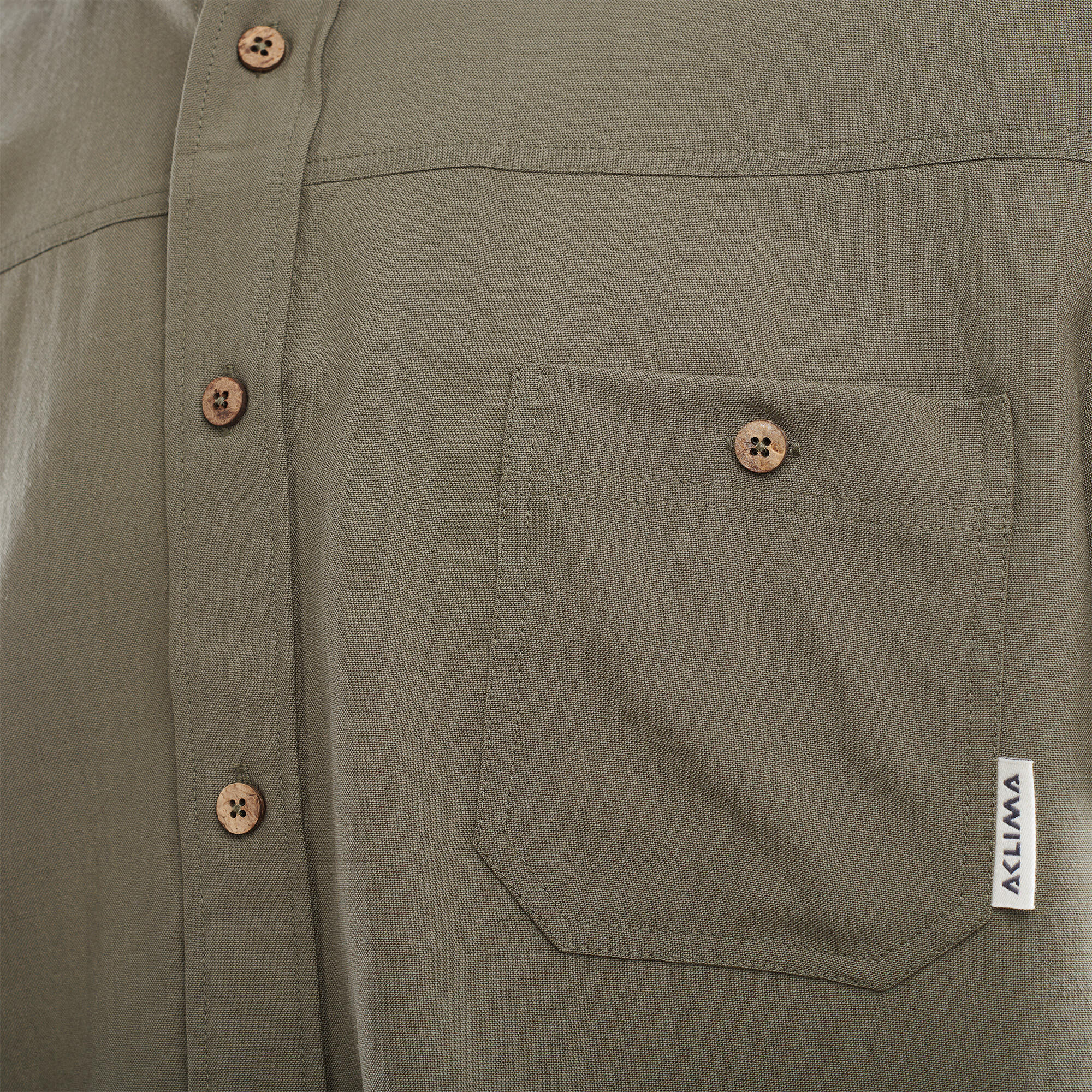 Aclima Men's LeisureWool Short Sleeve Shirt Ranger Green
