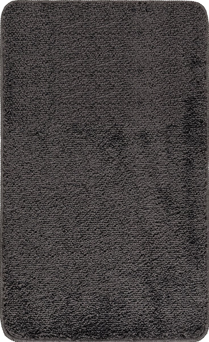 Wasbare antislip badkamermat grijs 80x50 cm JUNE