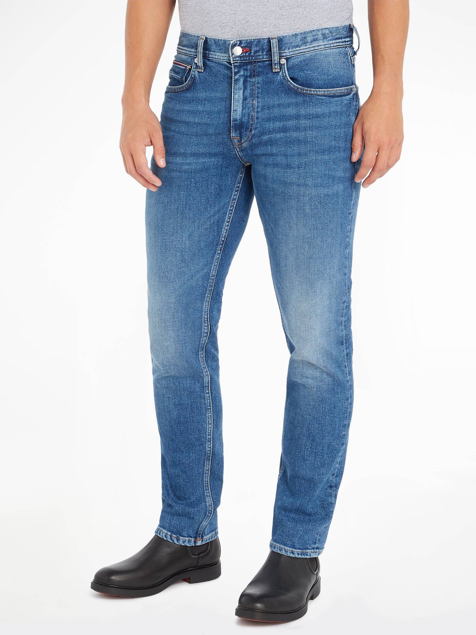 Tommy Hilfiger| Herren Jeans STRAIGHT DENTON STR CLEVE BLUE Straight Fit
