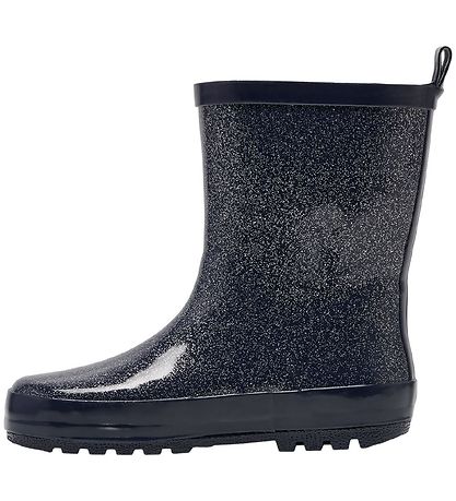 Hummel GummiStøvler - Rubber Boot Glitter Jr - Blåck Iris