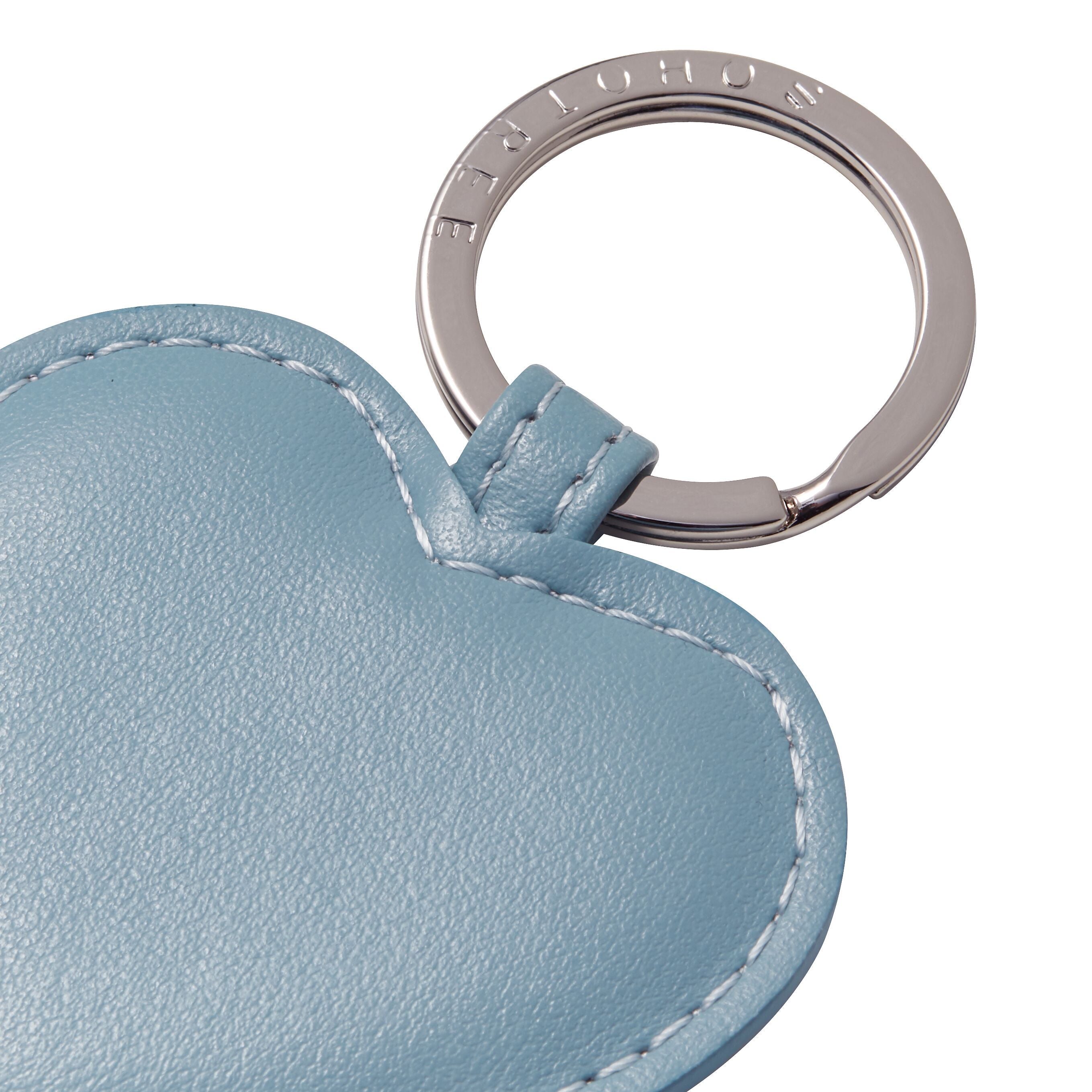 LOVE HEART Herzanhänger hellblau 9x6.3cm - Hellblau / B: 9.0 cm x T: 6.3 cm x H: 0.5 cm