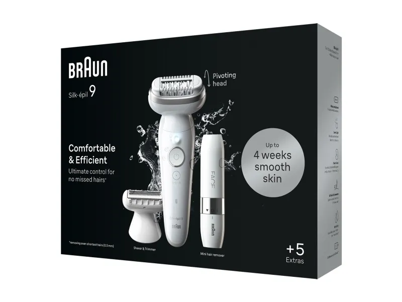 Braun Depilator akumulatorowy BRAUN Silk-epil 9 9-341