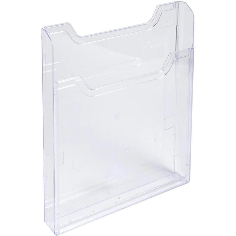 Distributeur de prospectus vertical A4 - Cristal