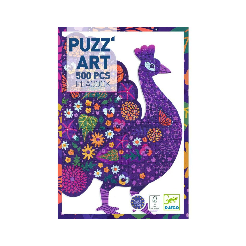 Puzzle Puzz'Art - Peacock - 500 pièces